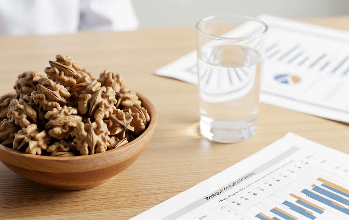 Työpöytä ja ravitsemusaineistoa